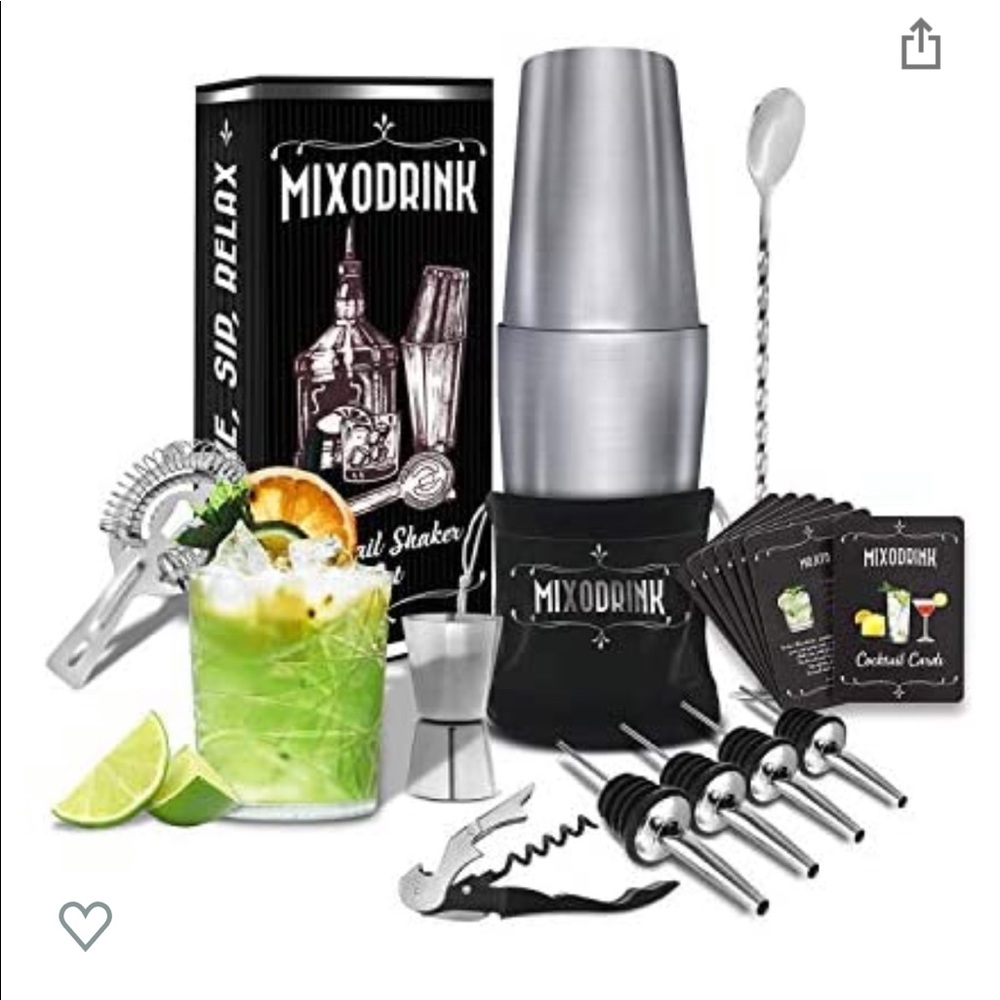 Unopened Mixology cocktail mixer set
